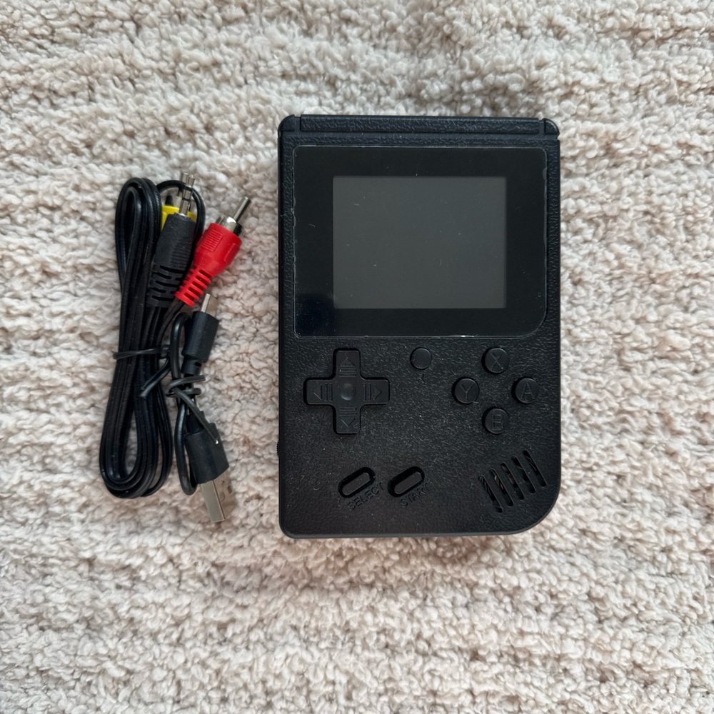 Portable Black Gaming Console